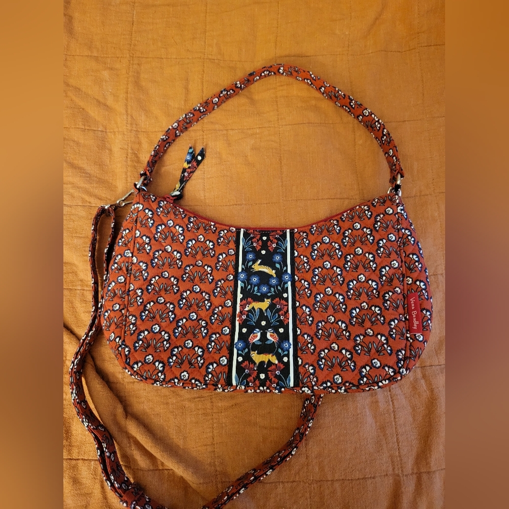 Vera Bradley Frannie Crossbody - Enchanting Flowers